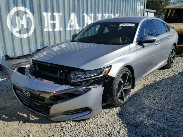 1HGCV1F33JA004272 - 2018 HONDA ACCORD SPO SILVER photo 2