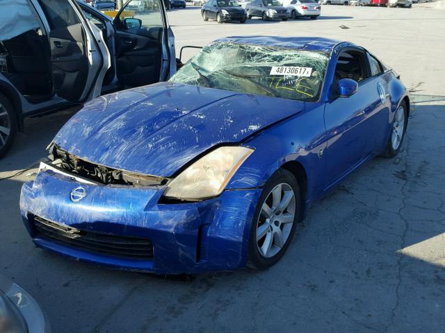 JN1AZ34D94T153590 - 2004 NISSAN 350Z COUPE BLUE photo 2