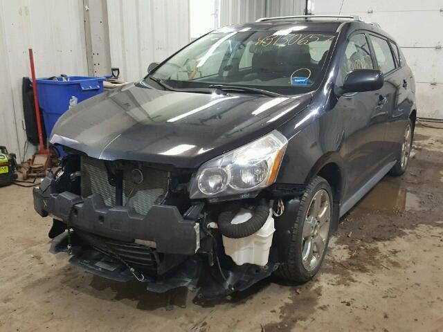 5Y2SM67009Z441688 - 2009 PONTIAC VIBE BLACK photo 2