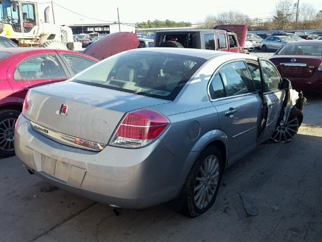 1G8ZV57758F156773 - 2008 SATURN AURA XR SILVER photo 4