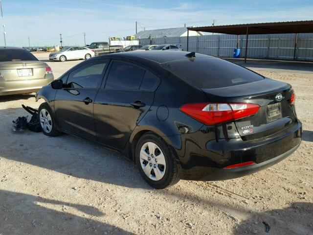 KNAFK4A64G5605728 - 2016 KIA FORTE LX BLACK photo 3