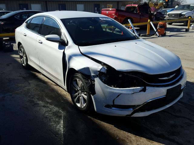 1C3CCCAGXFN759854 - 2015 CHRYSLER 200 LIMITE WHITE photo 1