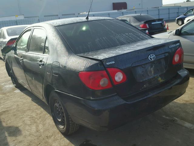 1NXBR32E48Z986089 - 2008 TOYOTA COROLLA CE BLACK photo 3