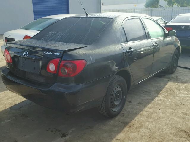 1NXBR32E48Z986089 - 2008 TOYOTA COROLLA CE BLACK photo 4