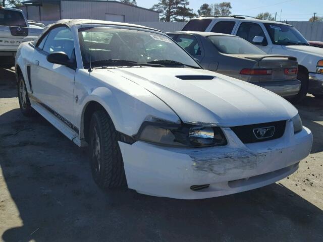 1FAFP44442F236604 - 2002 FORD MUSTANG WHITE photo 1