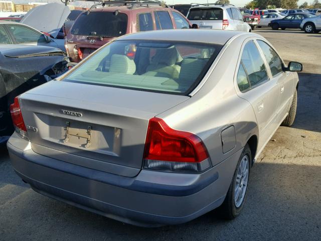 YV1RS64A342330095 - 2004 VOLVO S60 BEIGE photo 4