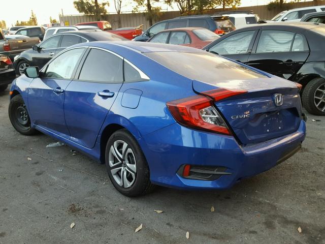 2HGFC2E55HH560364 - 2017 HONDA CIVIC LX BLUE photo 3