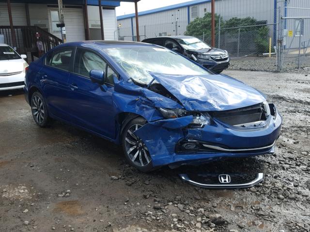 19XFB2F95FE219784 - 2015 HONDA CIVIC EXL 蓝色 照片 1