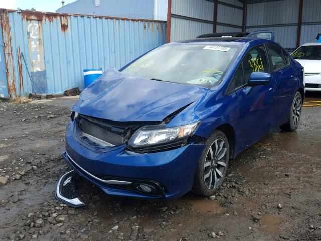 19XFB2F95FE219784 - 2015 HONDA CIVIC EXL 蓝色 照片 2