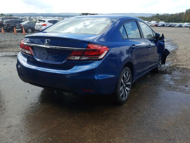 19XFB2F95FE219784 - 2015 HONDA CIVIC EXL 蓝色 照片 4