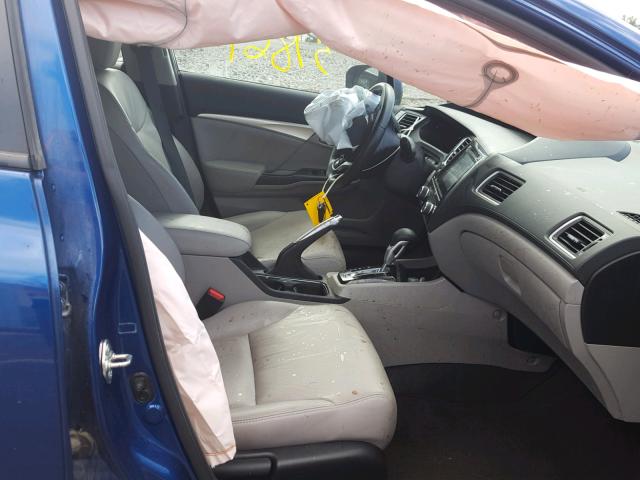 19XFB2F95FE219784 - 2015 HONDA CIVIC EXL 蓝色 照片 5