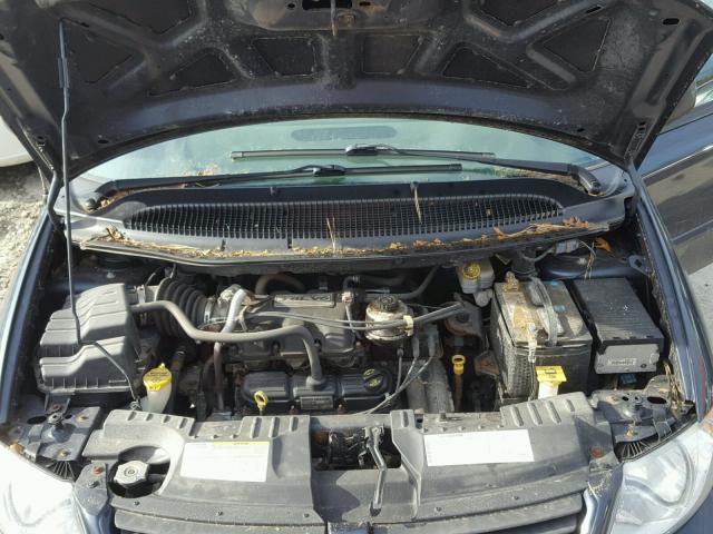 2D4GP44L47R204650 - 2007 DODGE GRAND CARA BLUE photo 7