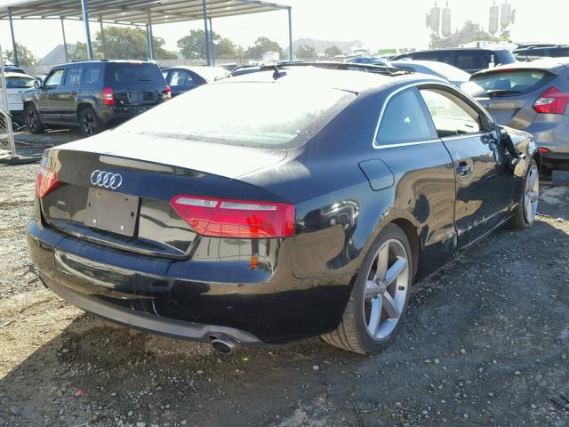 WAUDK78T28A037007 - 2008 AUDI A5 QUATTRO BLACK photo 4