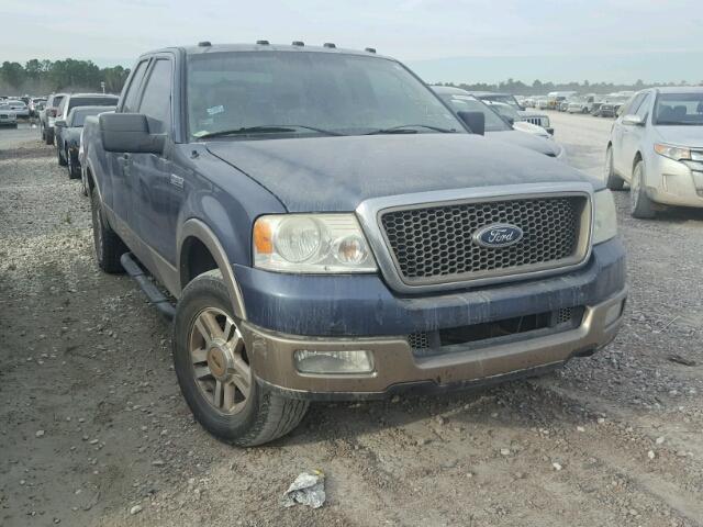 1FTPX12555NA01633 - 2005 FORD F150 BLUE photo 1