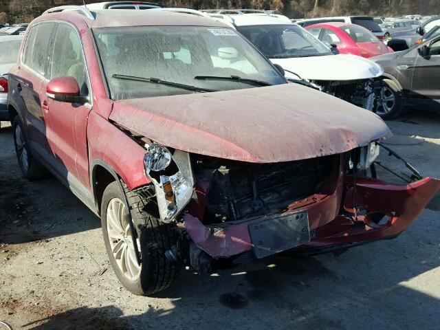 WVGBV7AX4BW000738 - 2011 VOLKSWAGEN TIGUAN S RED photo 1