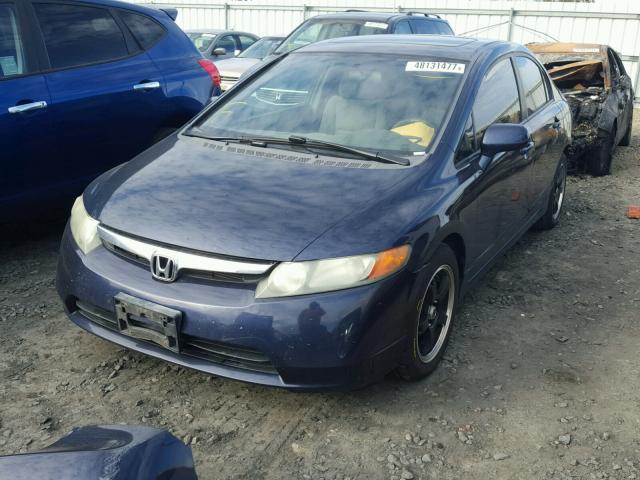 1HGFA168X8L033416 - 2008 HONDA CIVIC EX 蓝色 照片 2