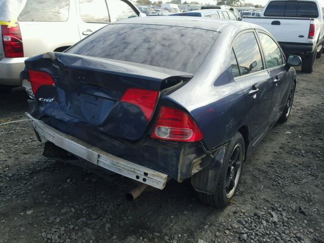 1HGFA168X8L033416 - 2008 HONDA CIVIC EX 蓝色 照片 4