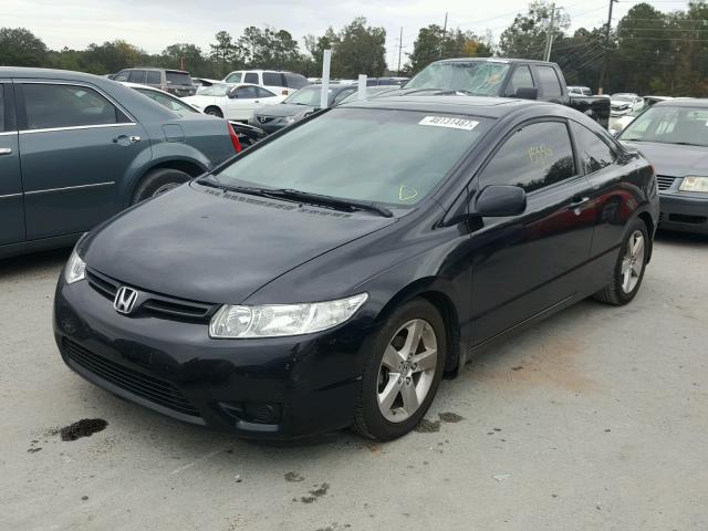 2HGFG12978H518610 - 2008 HONDA CIVIC EXL BLACK photo 2