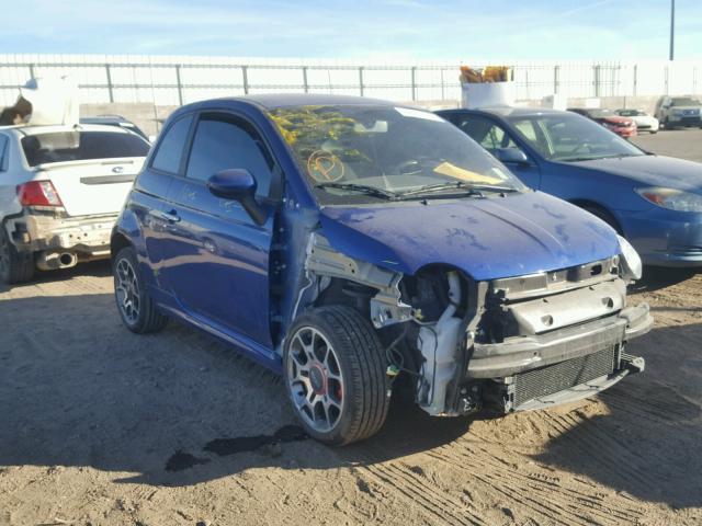 3C3CFFBR8DT514962 - 2013 FIAT 500 SPORT BLUE photo 1