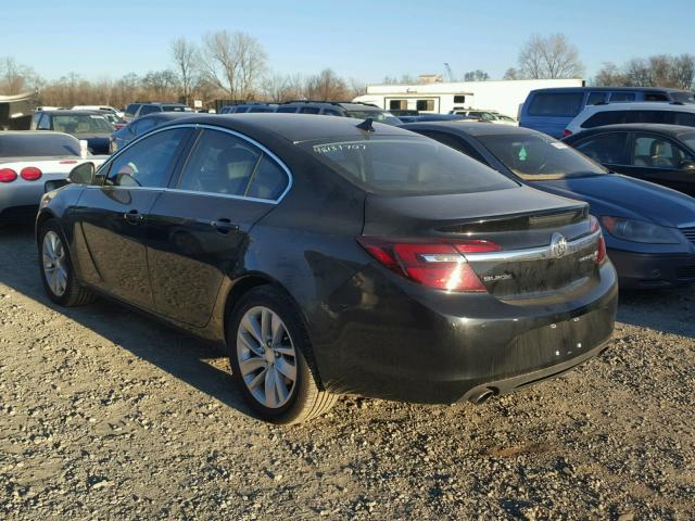 2G4GL5EX1E9205621 - 2014 BUICK REGAL BLACK photo 3