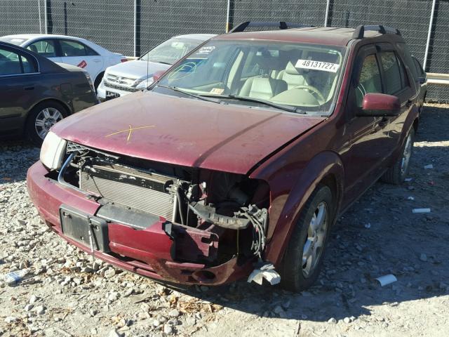 1FMDK03107GA29902 - 2007 FORD FREESTYLE MAROON photo 2