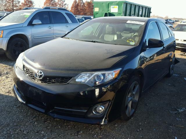 4T1BF1FK4CU171509 - 2012 TOYOTA CAMRY BASE BLACK photo 2