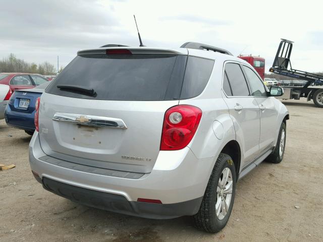 2GNALPEK0C1338559 - 2012 CHEVROLET EQUINOX LT SILVER photo 4