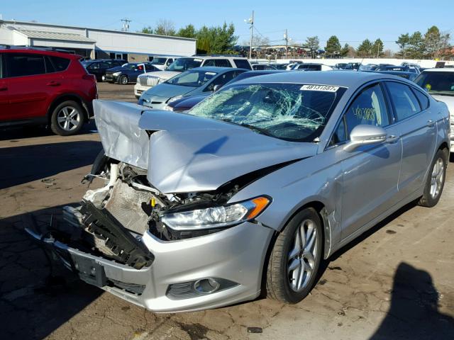 3FA6P0HR7DR297885 - 2013 FORD FUSION SE SILVER photo 2