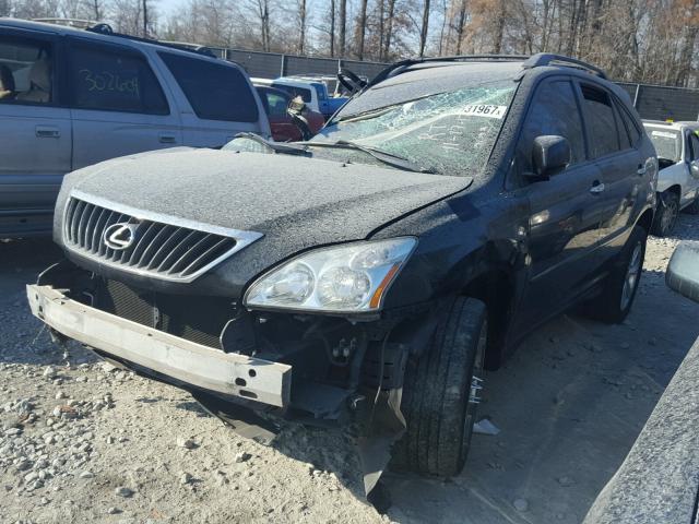 2T2HK31U49C128515 - 2009 LEXUS RX 350 BLACK photo 2