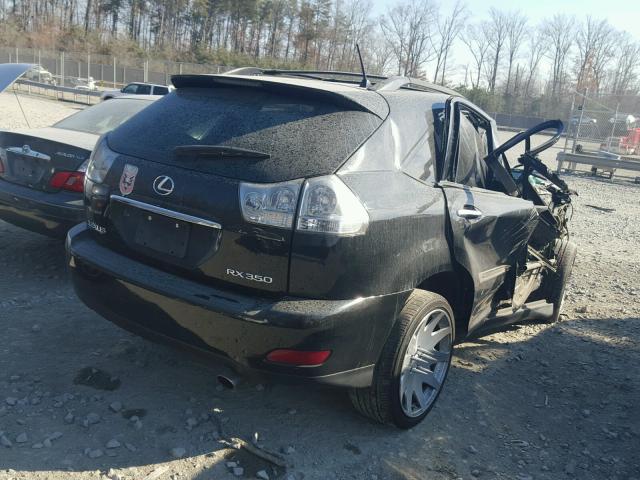 2T2HK31U49C128515 - 2009 LEXUS RX 350 BLACK photo 4