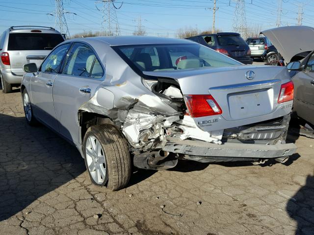 JTHBJ46G582266954 - 2008 LEXUS ES 350 SILVER photo 3