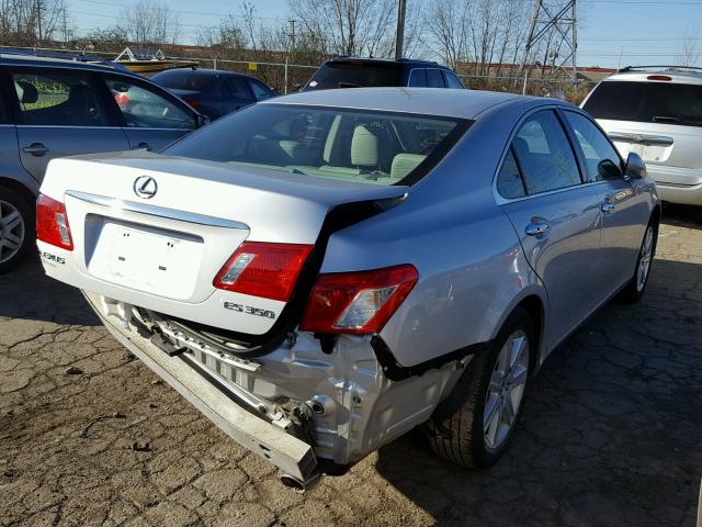 JTHBJ46G582266954 - 2008 LEXUS ES 350 SILVER photo 4