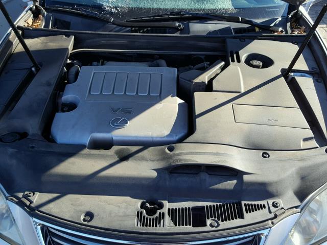 JTHBJ46G582266954 - 2008 LEXUS ES 350 SILVER photo 7