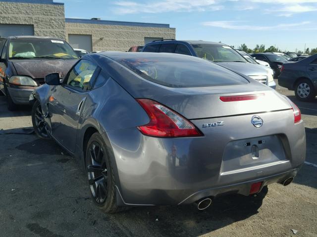 JN1AZ4EH1GM934142 - 2016 NISSAN 370Z BASE GRAY photo 3