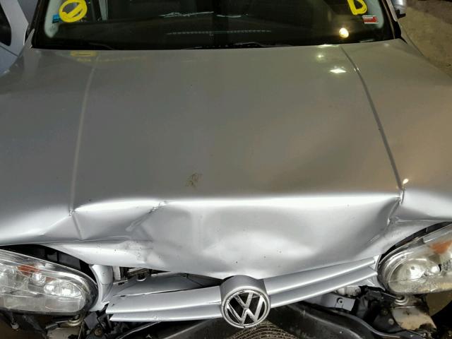 9BWFL61J154001563 - 2005 VOLKSWAGEN GOLF GL SILVER photo 7