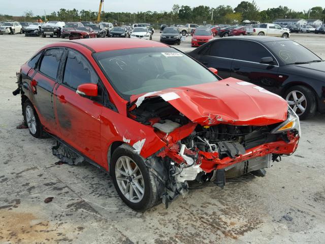 1FADP3F24FL345598 - 2015 FORD FOCUS SE RED photo 1