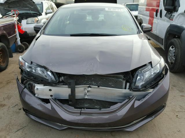 19XFB2F81FE060267 - 2015 HONDA CIVIC EX GRAY photo 9