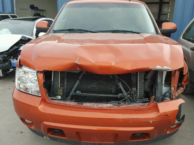 3GNFK12307G169773 - 2007 CHEVROLET AVALANCHE ORANGE photo 7