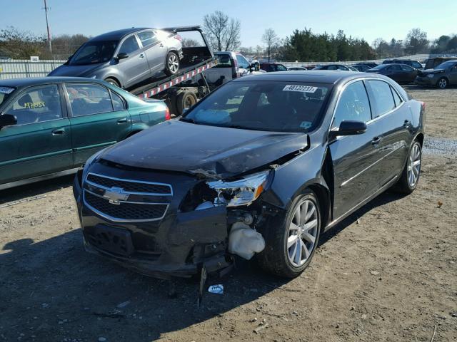 1G11E5SA4DF283989 - 2013 CHEVROLET MALIBU 2LT BLACK photo 2