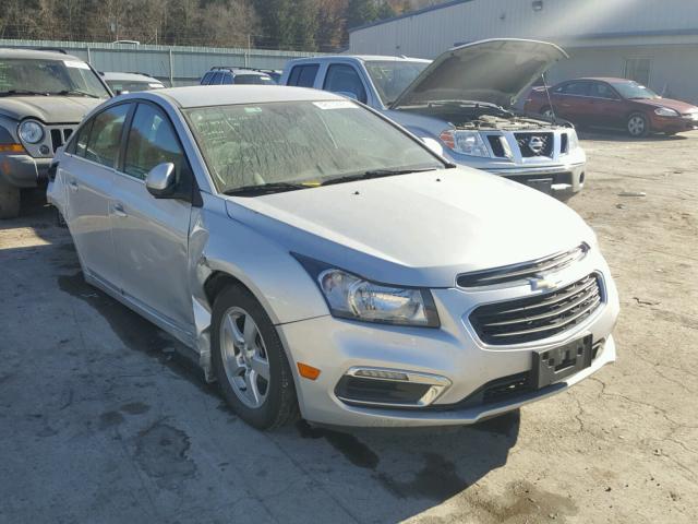 1G1PC5SB0F7174127 - 2015 CHEVROLET CRUZE LT SILVER photo 1