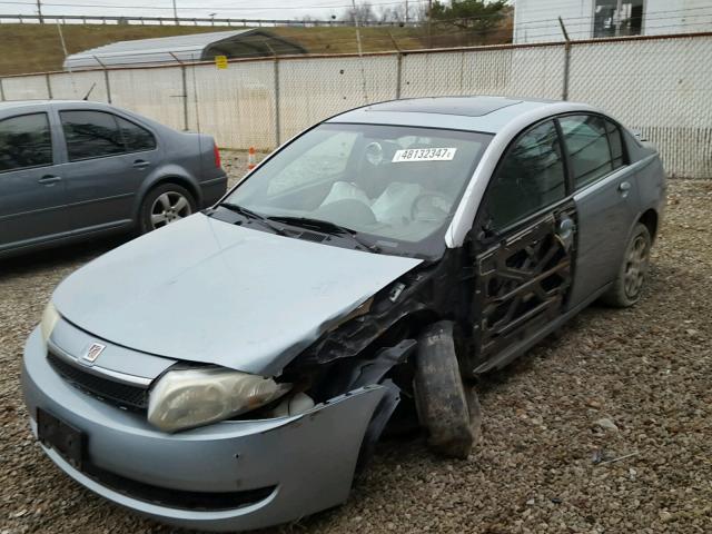 1G8AZ52F93Z195096 - 2003 SATURN ION LEVEL BLUE photo 2
