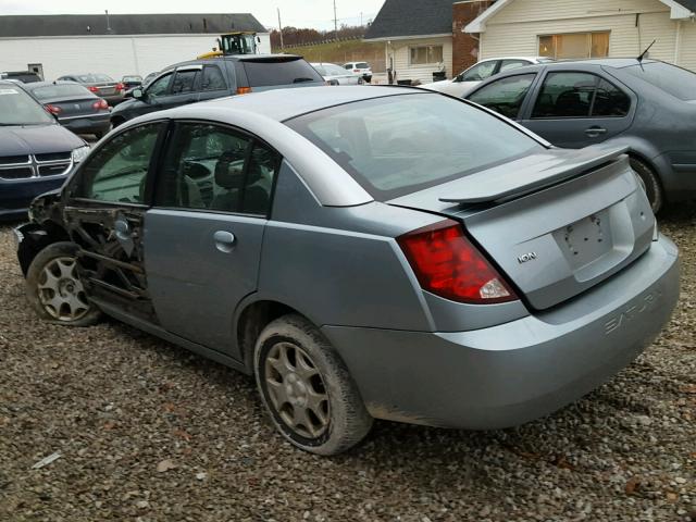 1G8AZ52F93Z195096 - 2003 SATURN ION LEVEL BLUE photo 3