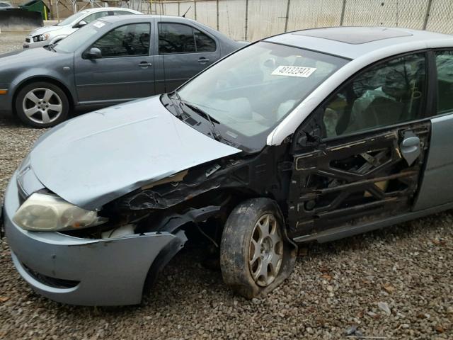 1G8AZ52F93Z195096 - 2003 SATURN ION LEVEL BLUE photo 9
