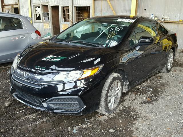 2HGFG3B53FH522272 - 2015 HONDA CIVIC LX BLACK photo 2