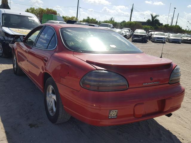 1G2WJ52K5XF280898 - 1999 PONTIAC GRAND PRIX Қызыл фото 3