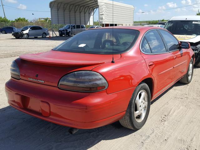 1G2WJ52K5XF280898 - 1999 PONTIAC GRAND PRIX Қызыл фото 4