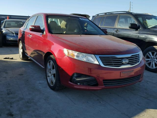 KNAGE228295296666 - 2009 KIA OPTIMA LX RED photo 1