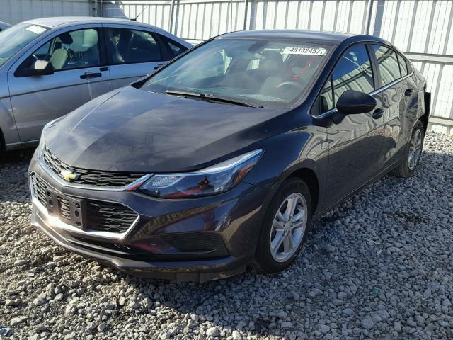 1G1BE5SM0H7129410 - 2017 CHEVROLET CRUZE LT CHARCOAL photo 2