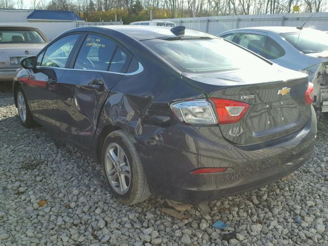 1G1BE5SM0H7129410 - 2017 CHEVROLET CRUZE LT CHARCOAL photo 3