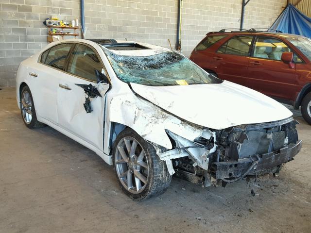 1N4AA5AP5BC856735 - 2011 NISSAN MAXIMA S WHITE photo 1